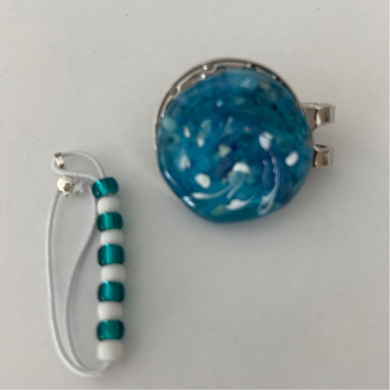 Glove Stroke Counter & Ball Marker Set - Teal image