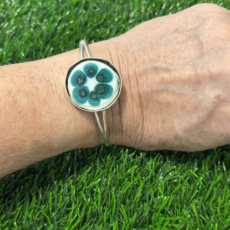 Silver Golf Ball Marker Bracelet