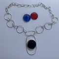 Handmade Fine Silver Golf Ball Marker Necklace