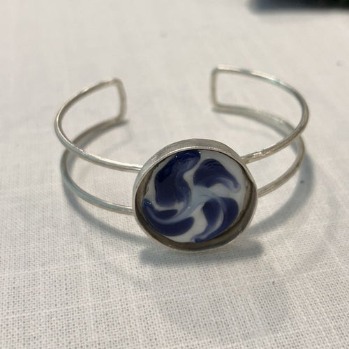 Fine Silver Golf Ball Marker Bracelet