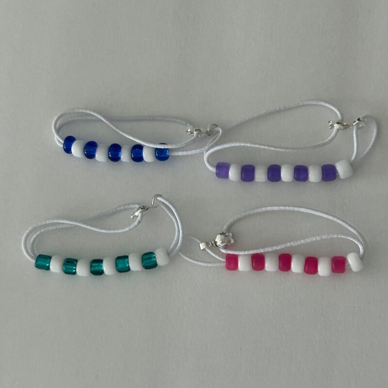 Glove Stroke Counter Set of 4 - Teal, Pink, Purple, Blue image 0