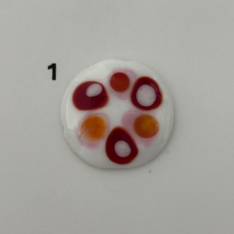 Golf Ball Marker Red - 1 image