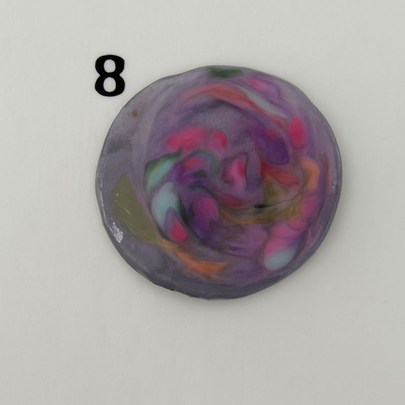 Golf Ball Marker Pink-Purple - 8 image